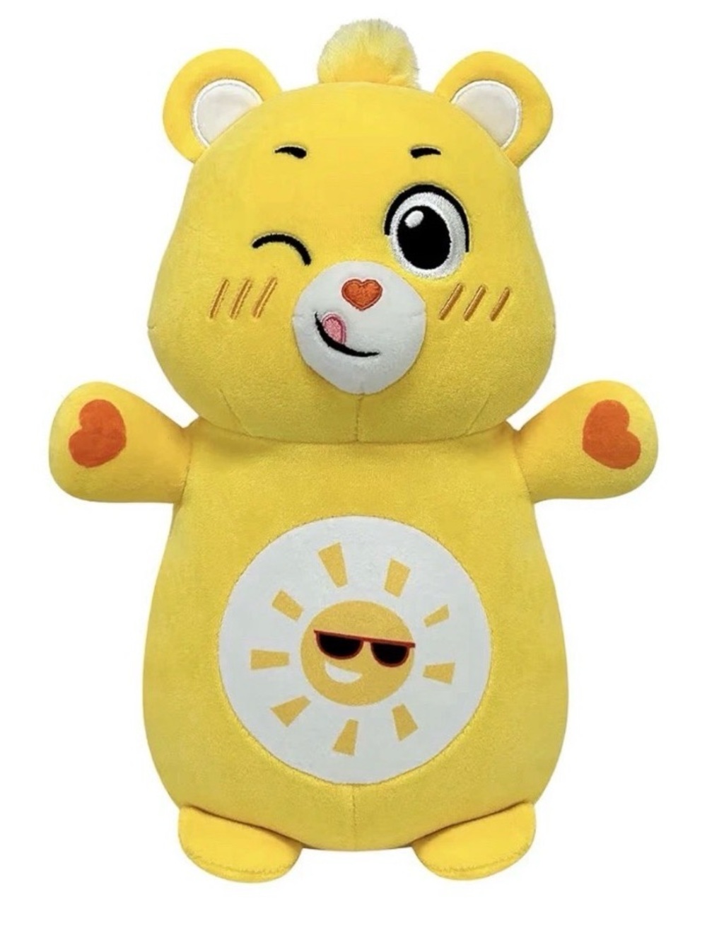 Squishmallows Care Bear HugMees Funshine Bear Soft Plush Toy 10 Inch New